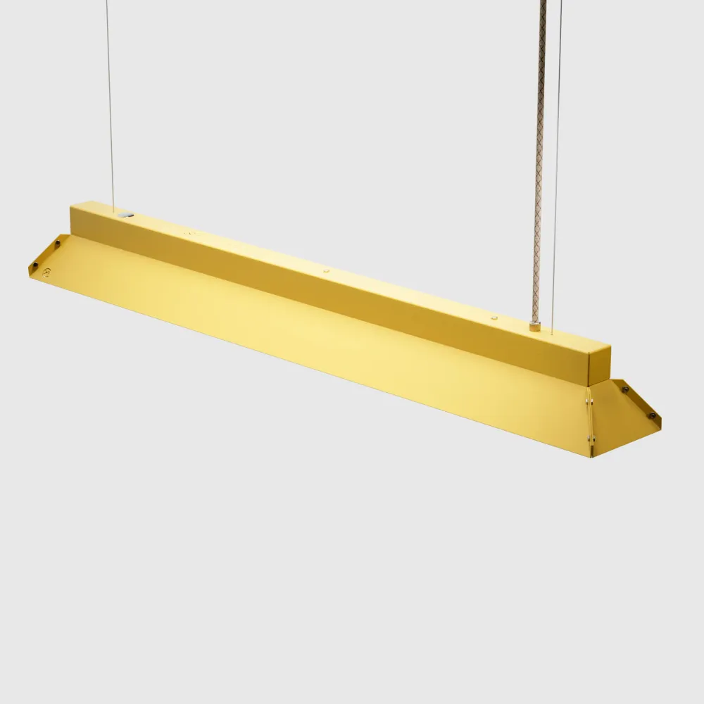 Fabricado Lichtbalk Lichtbalkie - geel - breedte 98 cm – hoogte 13 cm