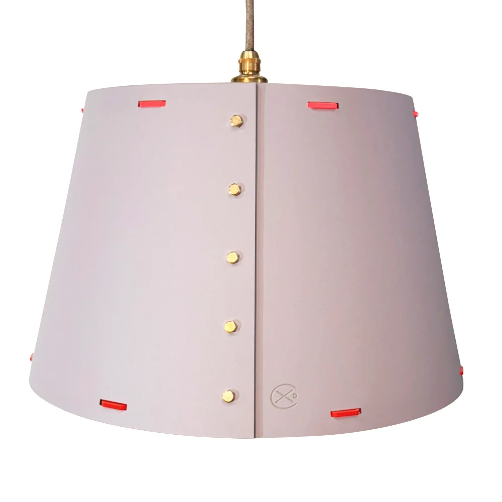 Fabricado Natuurlijk Hanglampie - Lila - diameter 34 cm x hoogte 26 cm