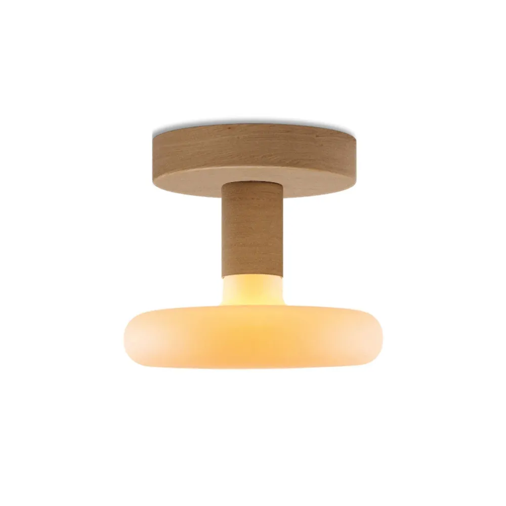 Fermaluce lamp van hout met lichtbron Dash - Neutraal