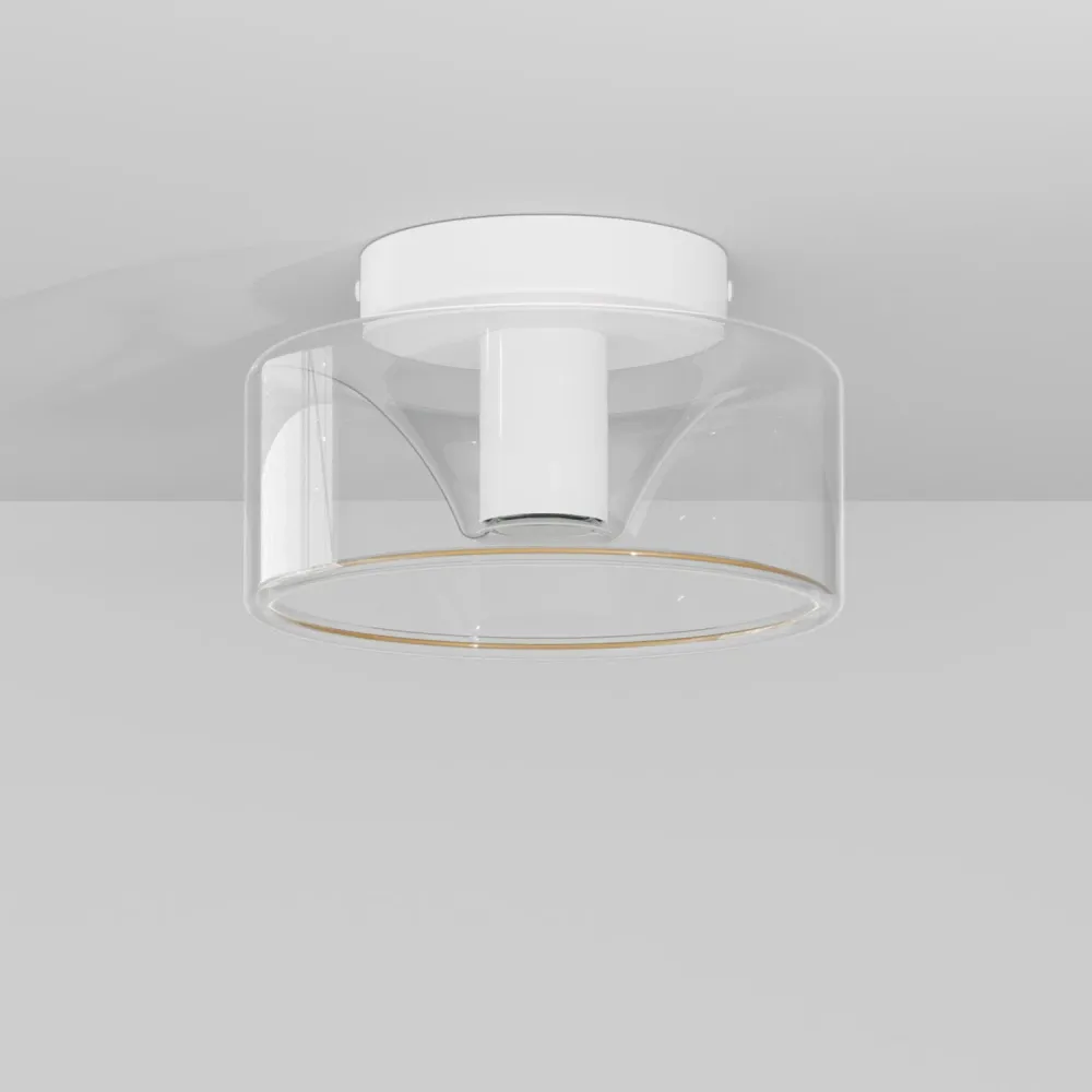 Fermaluce wandlamp mat wit met G02 lamp