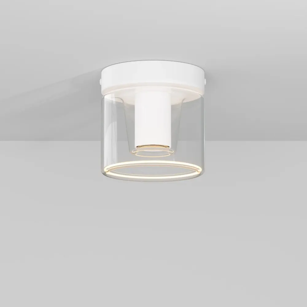 Fermaluce wandlamp Mat wit met G03 lamp