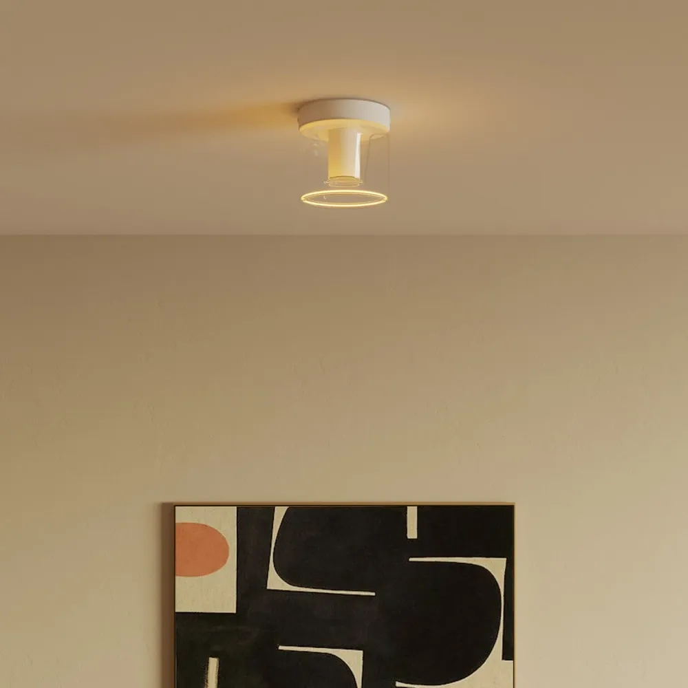 Fermaluce wandlamp Mat wit met G03 lamp