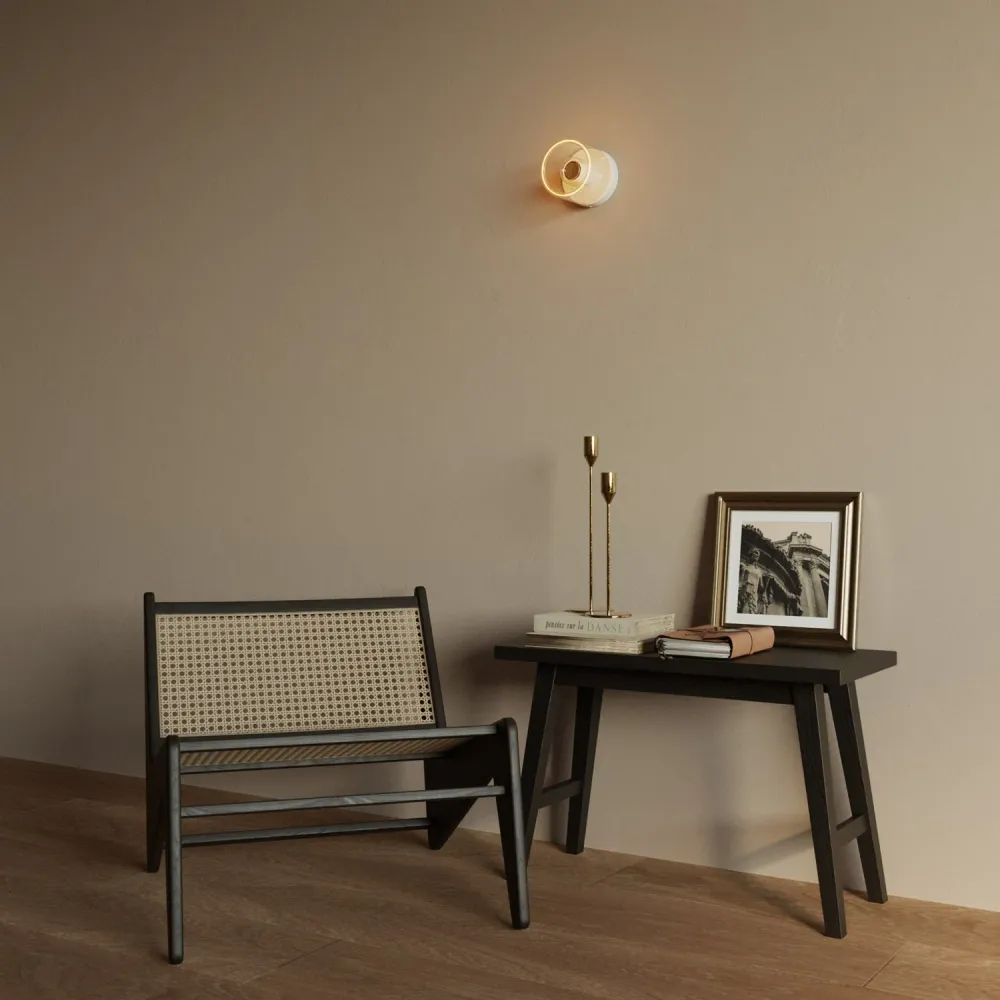 Fermaluce wandlamp Mat wit met G03 lamp