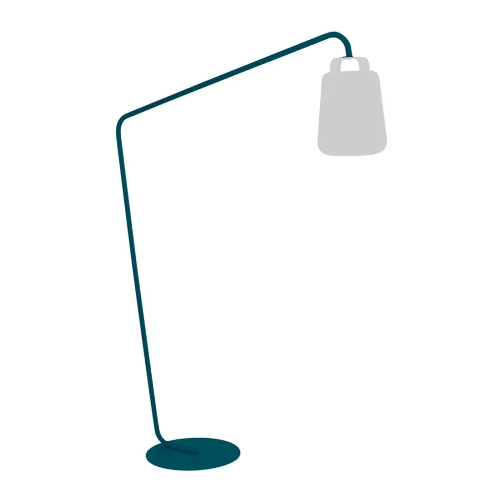 Fermob Balad Offset vloerlamp voet Acapulco blue