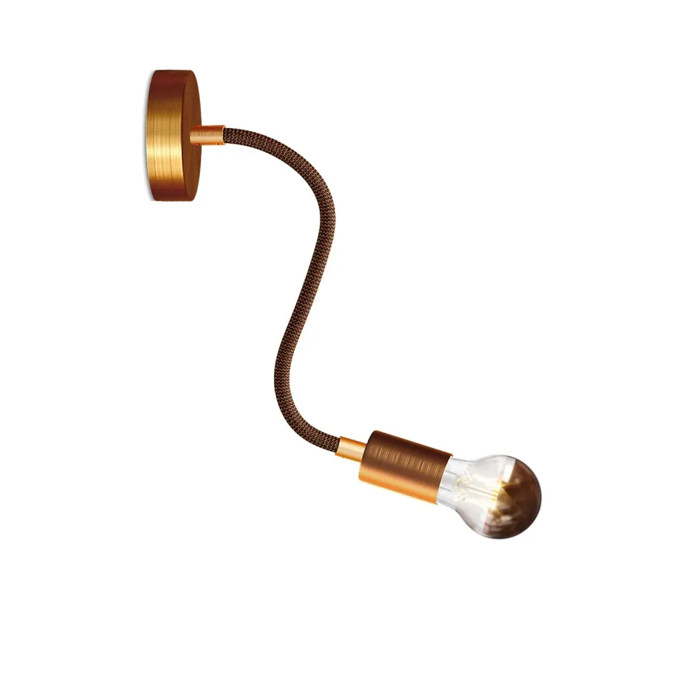 Flex 30 lamp met Lichtbron Goccia - Mat koper