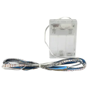 Flexibele 2m LED Strip, 4 Kleuren, Batterijvoeding, Sfeerverlichting