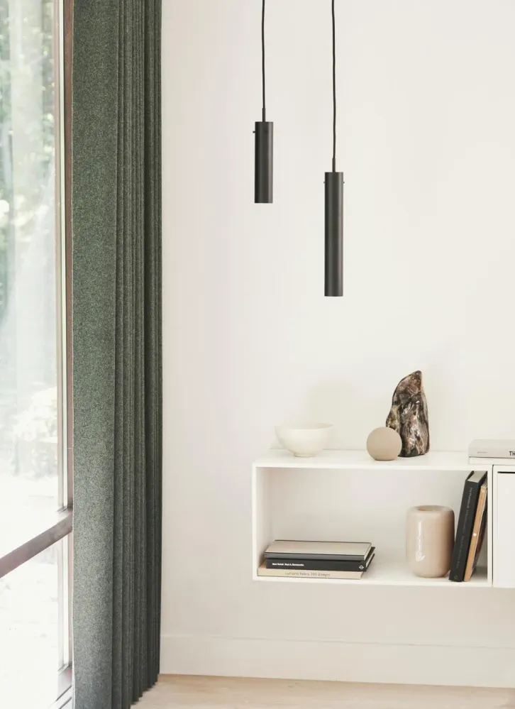 Frandsen hanglamp FM 2014 - zwart - 5,5x5,5x24cm