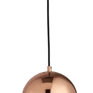 Frandsen hanglamp Ball - bruin - 18x18x15cm