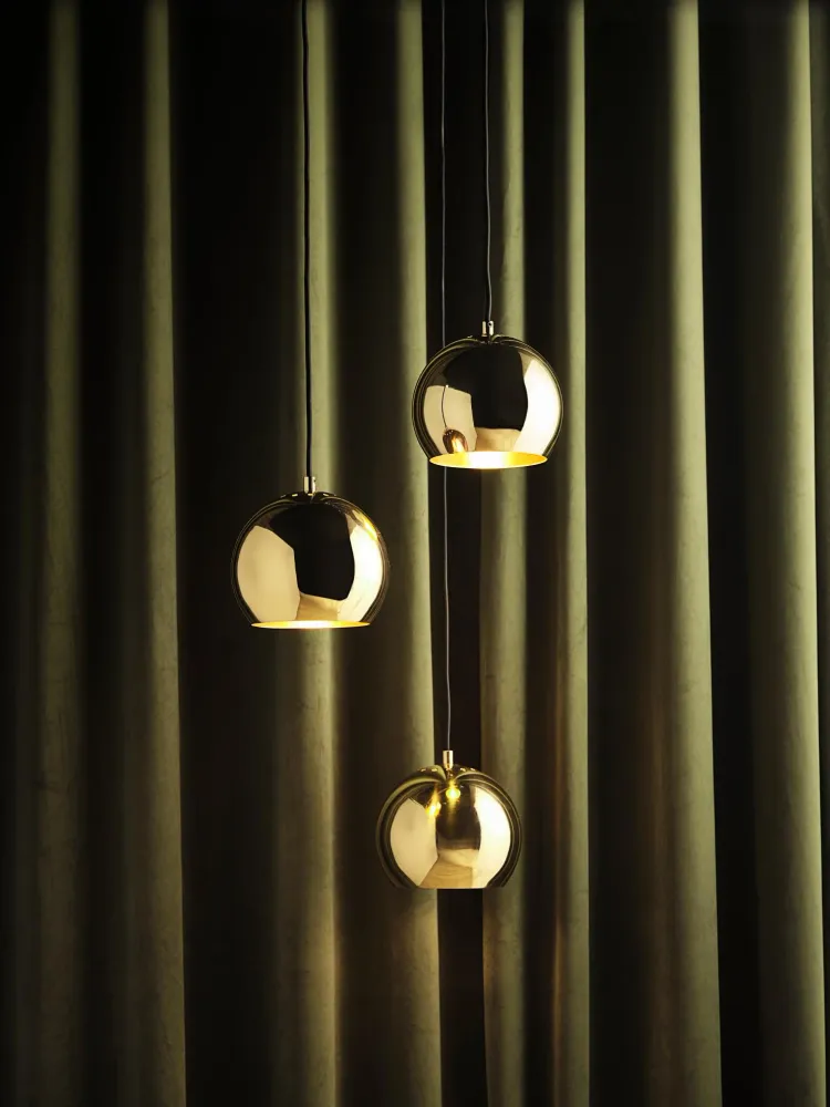 Frandsen hanglamp Ball - goud - 18x18x15cm