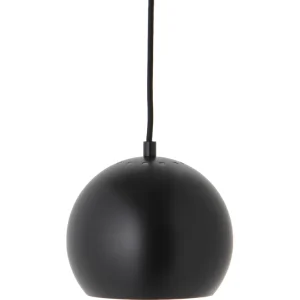 Frandsen hanglamp Ball - zwart - 18x18x15cm