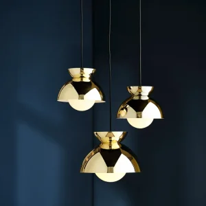 Frandsen hanglamp Butterfly - goud - 21x21x17cm