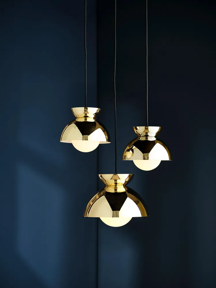 Frandsen hanglamp Butterfly - goud - 21x21x17cm