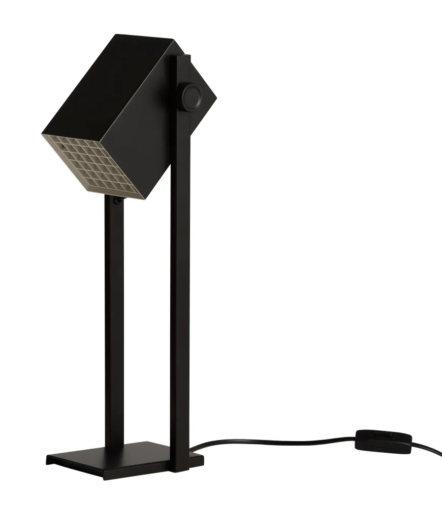 Frandsen tafellamp BF Quadro - zwart - 14x11x45cm
