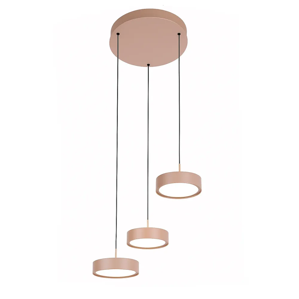 Freelight hanglamp Alieno - 3 lichts - 33 x 150 cm - beige
