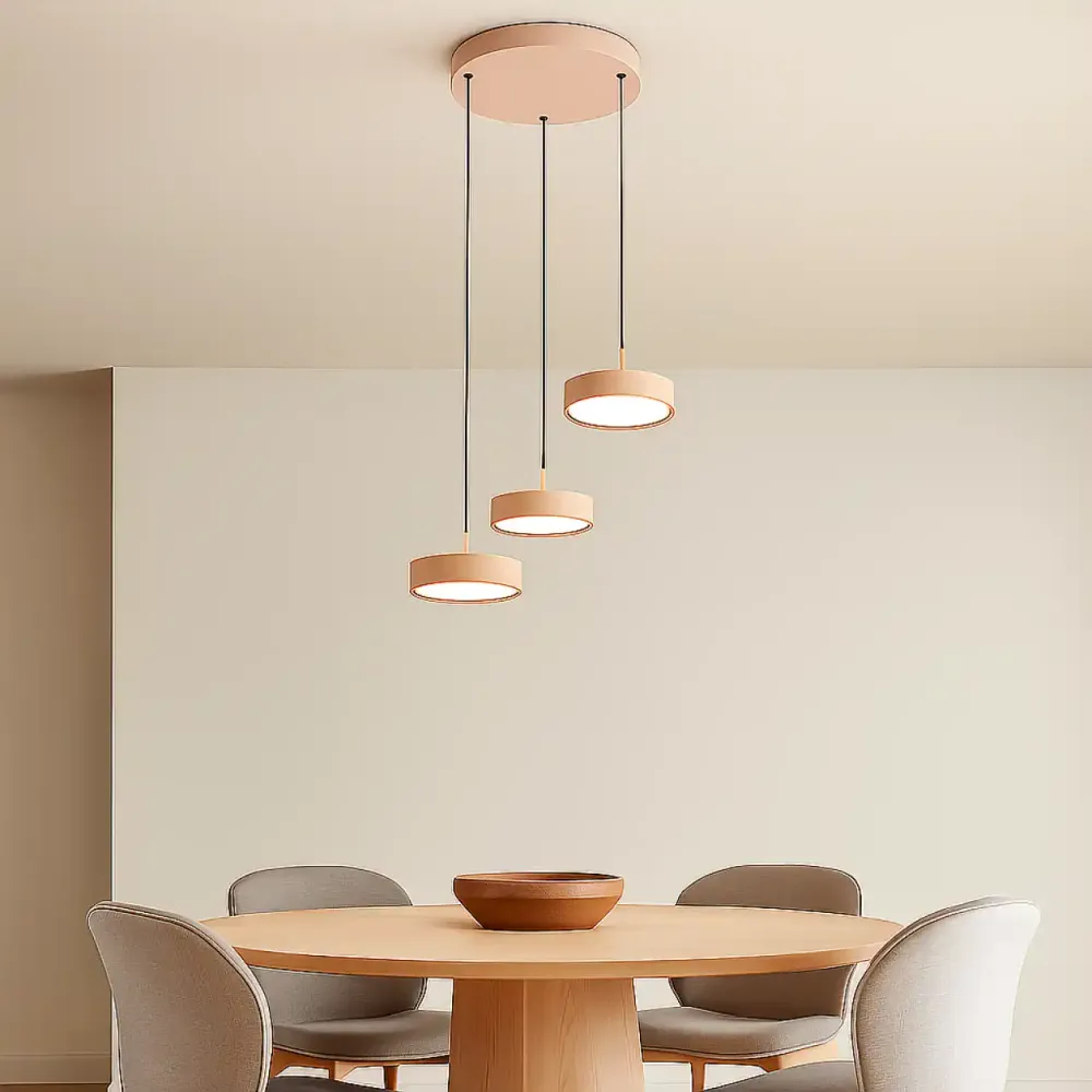 Freelight hanglamp Alieno - 3 lichts - 33 x 150 cm - beige