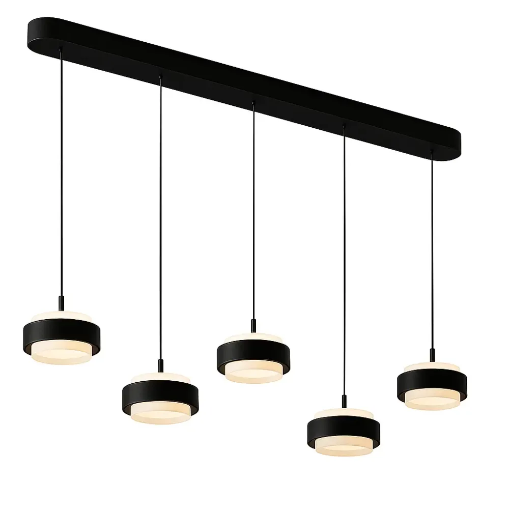 Freelight hanglamp Puleggia - 5 lichts - 120 x 150 cm - beige