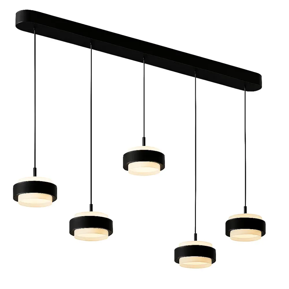 Freelight hanglamp Puleggia - 5 lichts - 120 x 150 cm - beige