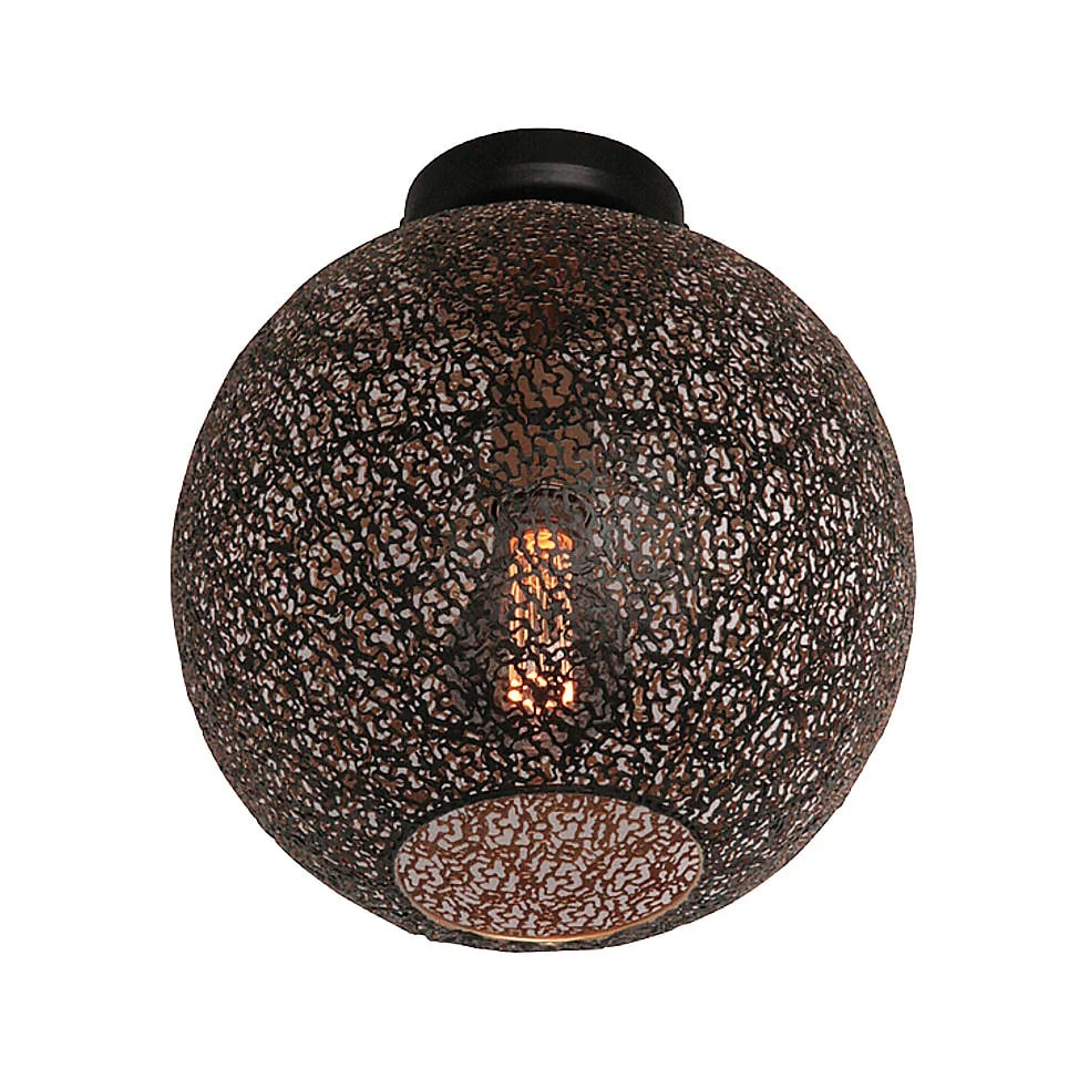 Freelight plafondlamp Oronero - 1 lichts - 30 x 30 cm - zwart
