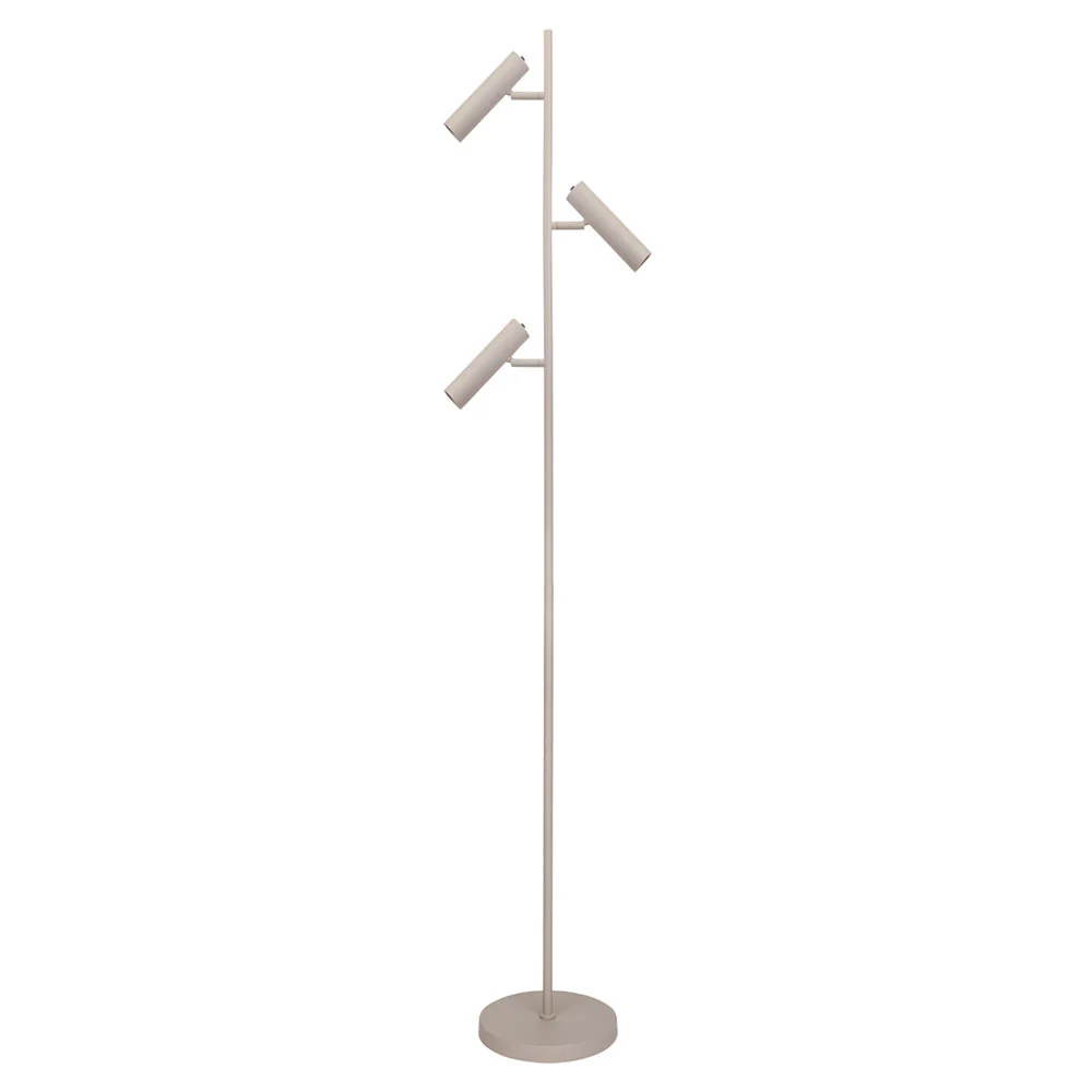 Freelight vloerlamp Undici - 3 lichts - 22 x 165 cm - beige