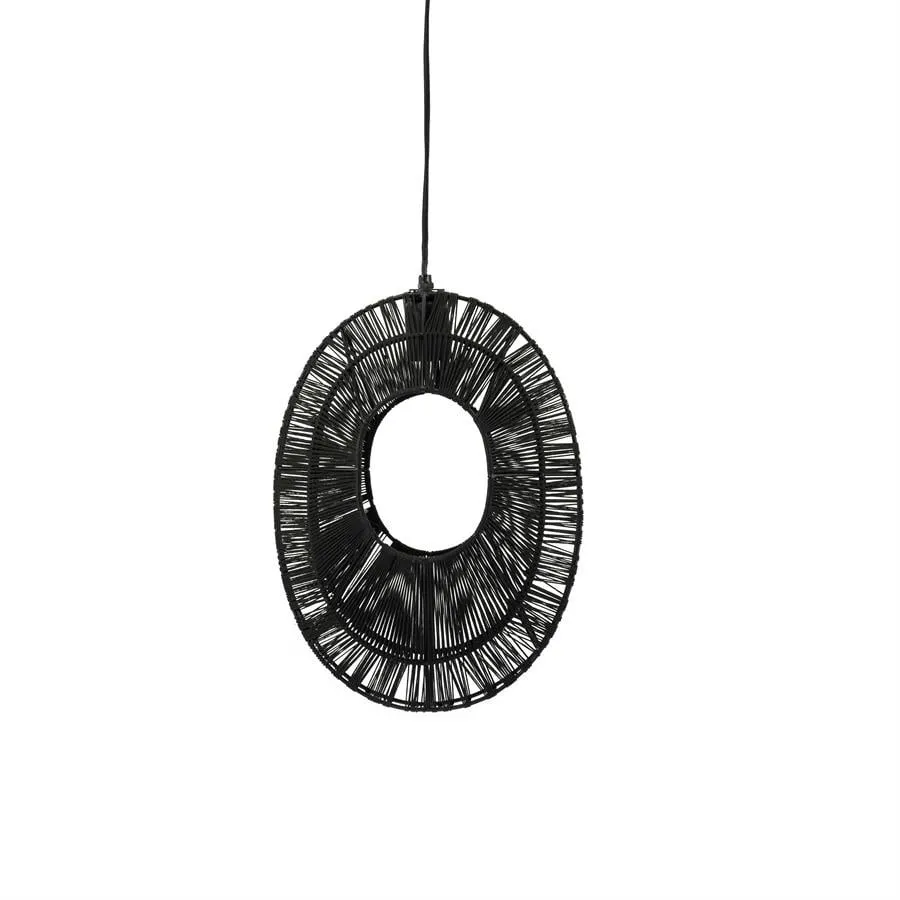 FurniLux Hanglamp ovo 2 - black - 29x15x40 cm