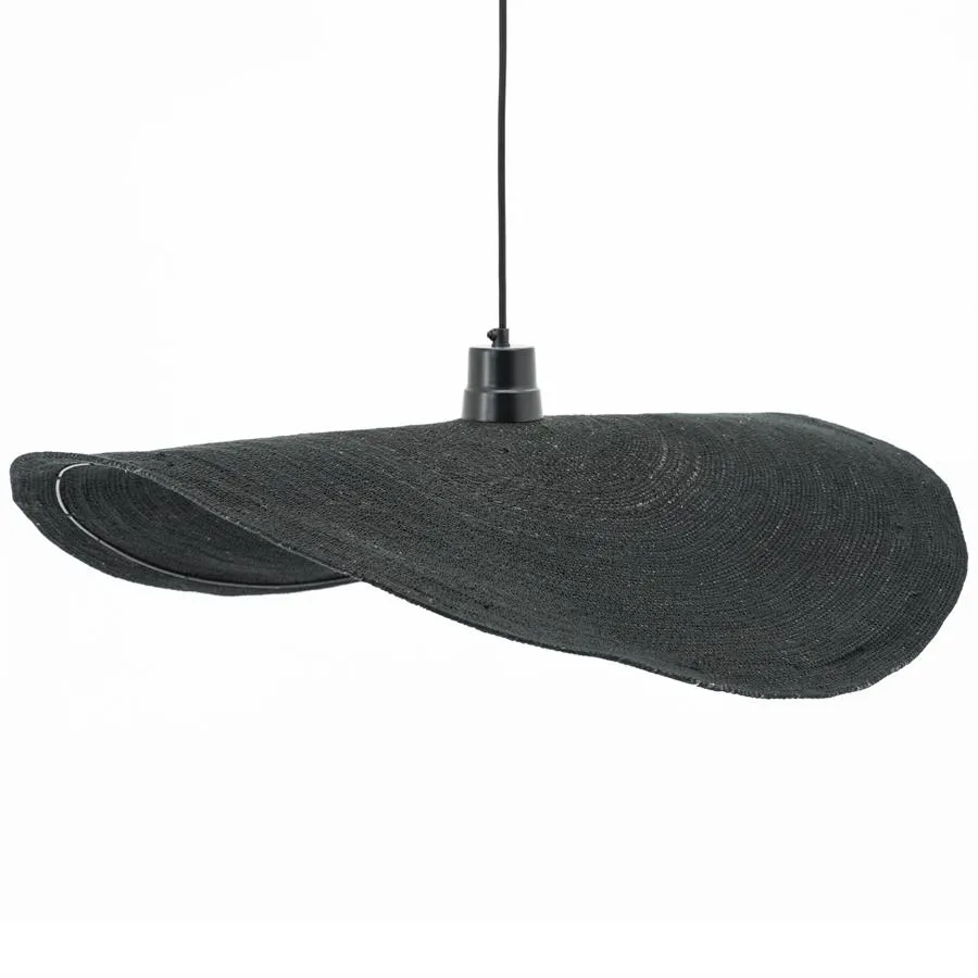 FurniLux Hanglamp Sola Medium - Zwart - 75x75x7 - 75x75x7cm