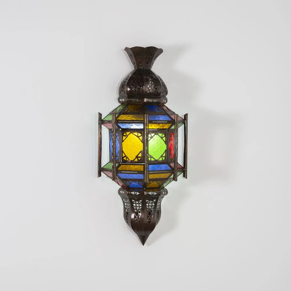 Generalife Arabische kristal en smederij wandlamp
