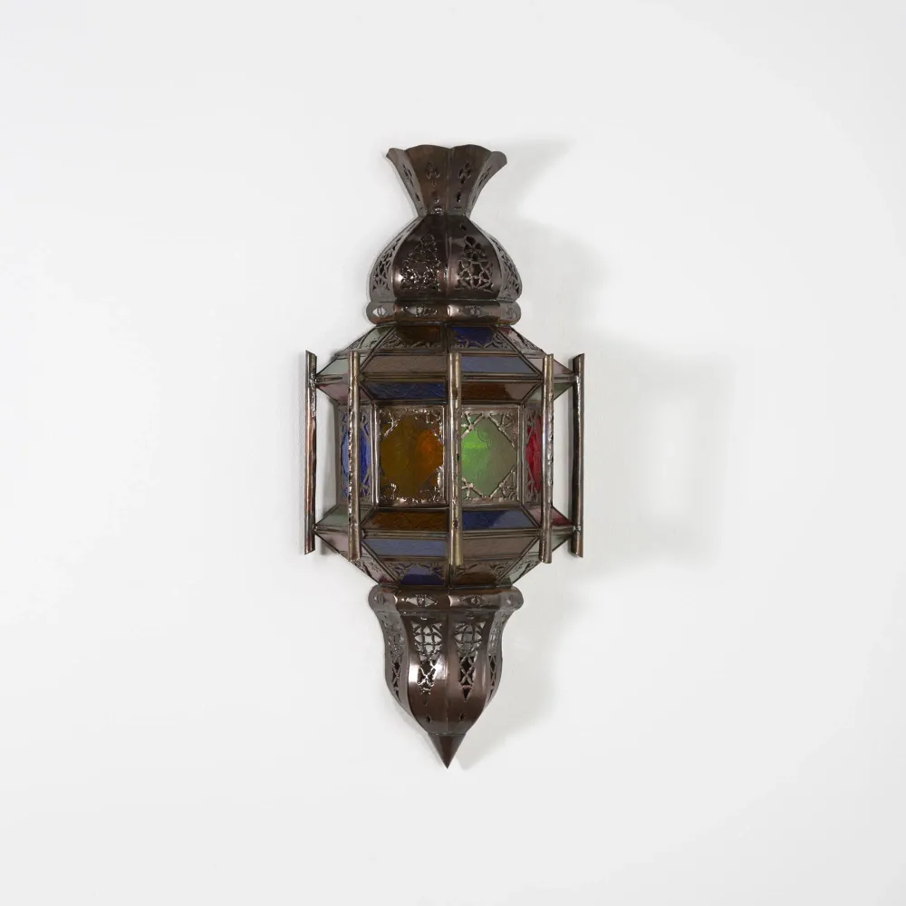 Generalife Arabische kristal en smederij wandlamp