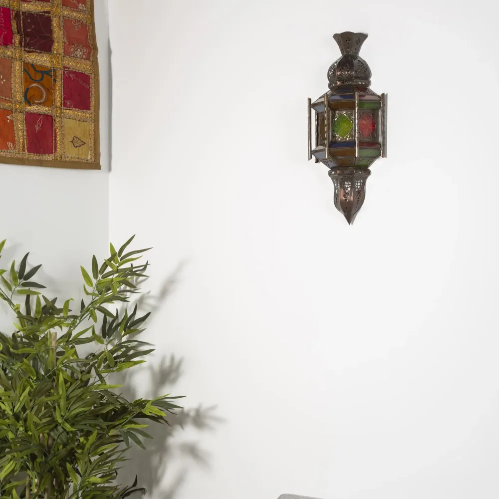 Generalife Arabische kristal en smederij wandlamp
