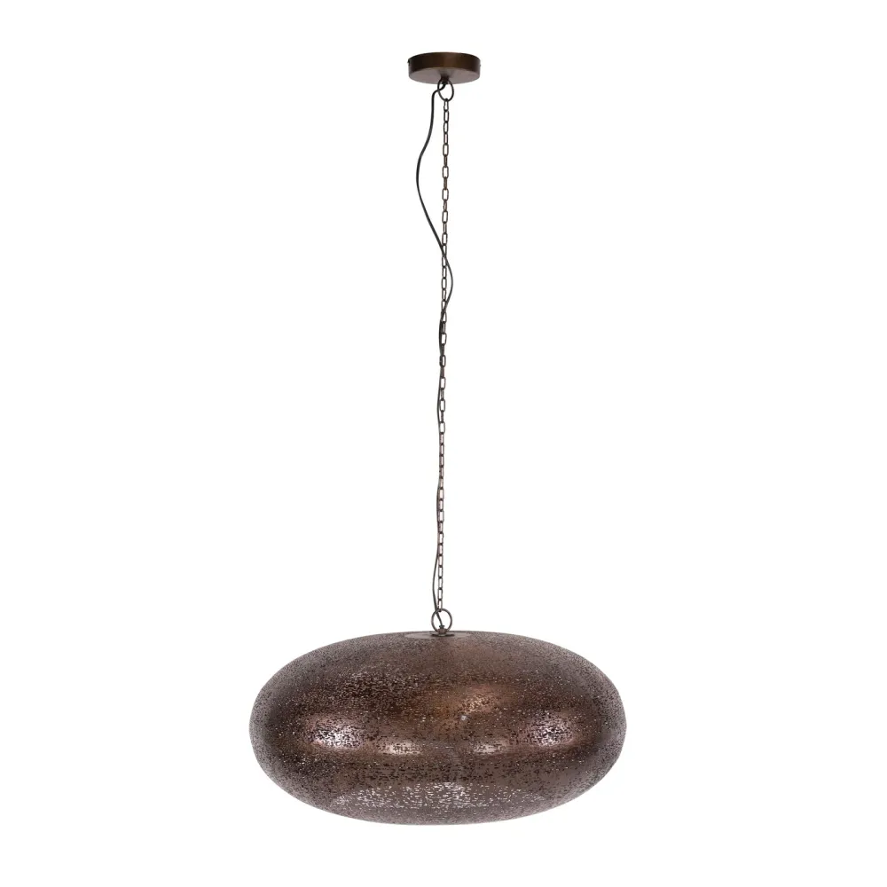 Giga Meubel Hanglamp Cielo - Koper Metaal - 1-lichts - Ø68cm