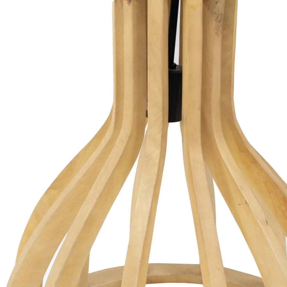 Giga Meubel Hanglamp Samé - Rond - Naturel - 45cm
