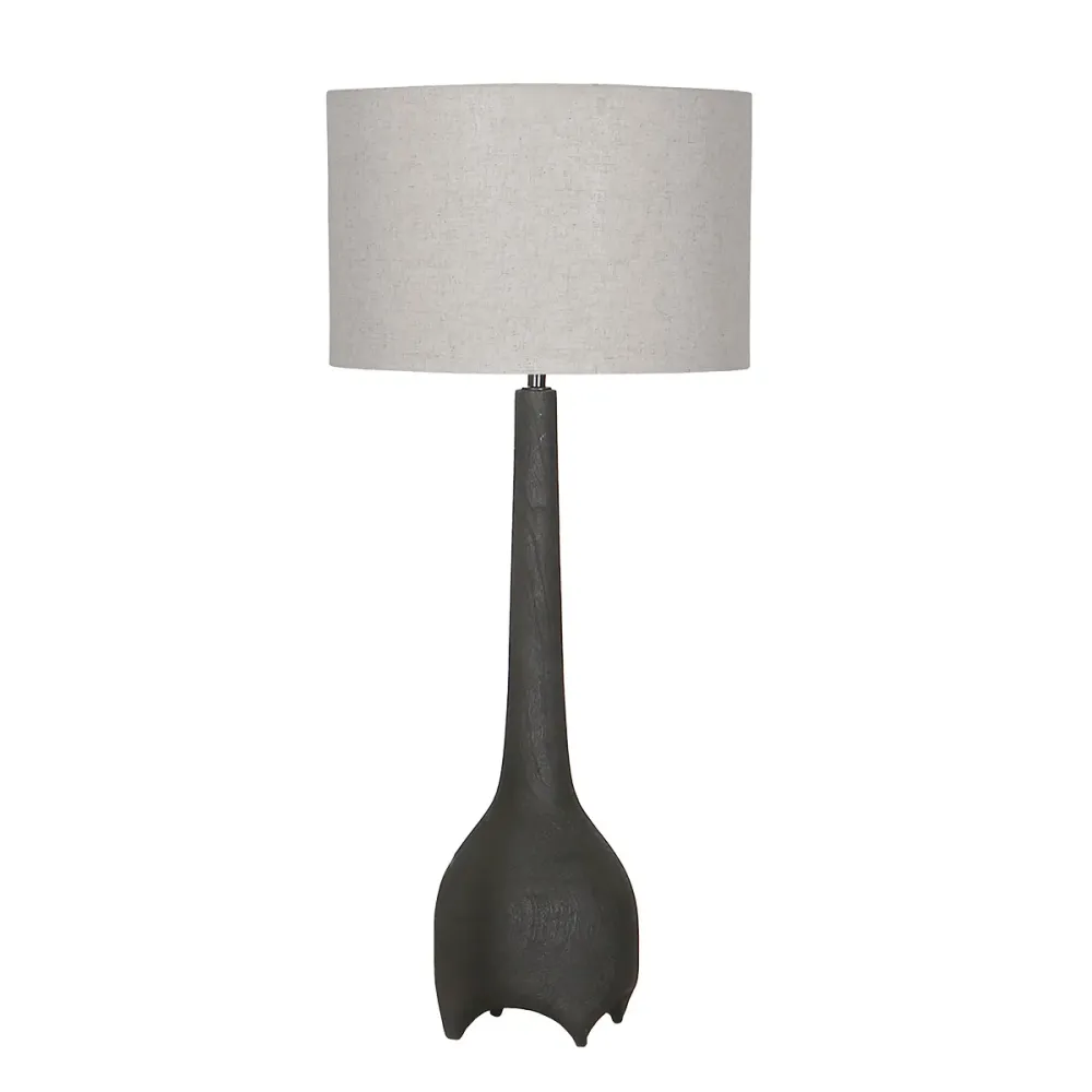 Giga Meubel Tafellamp Mels - Zwart - Mangohout - 65cm
