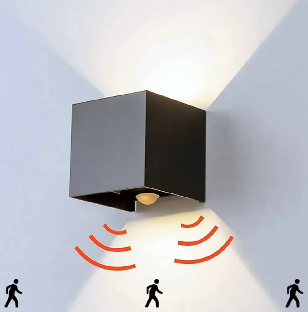 Goliving buitenlamp met bewegingssensor – Zwart