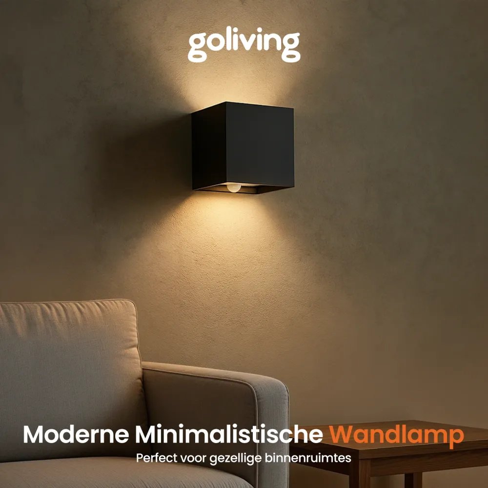 Goliving buitenlamp met bewegingssensor – Zwart