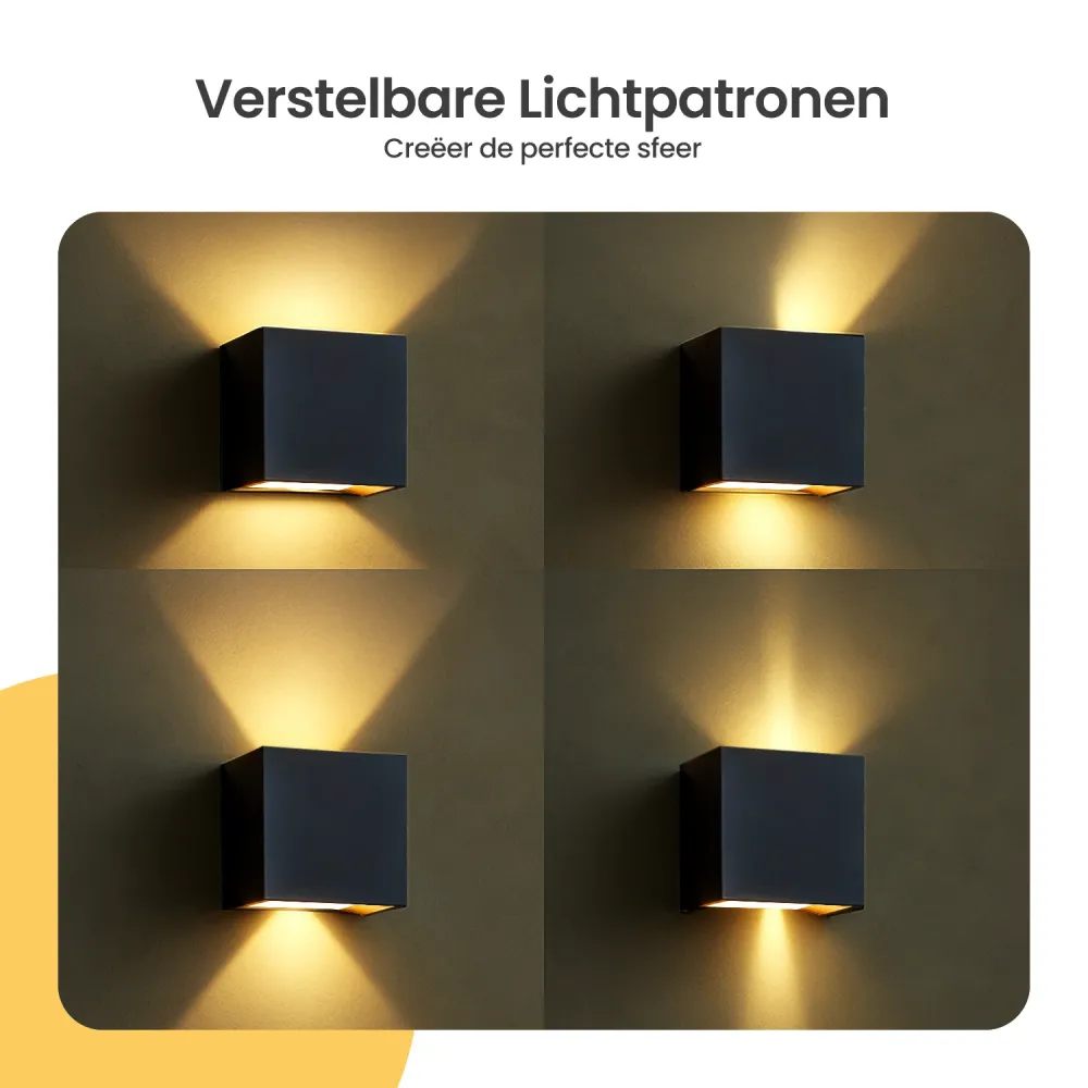 Goliving buitenlamp met bewegingssensor – Zwart