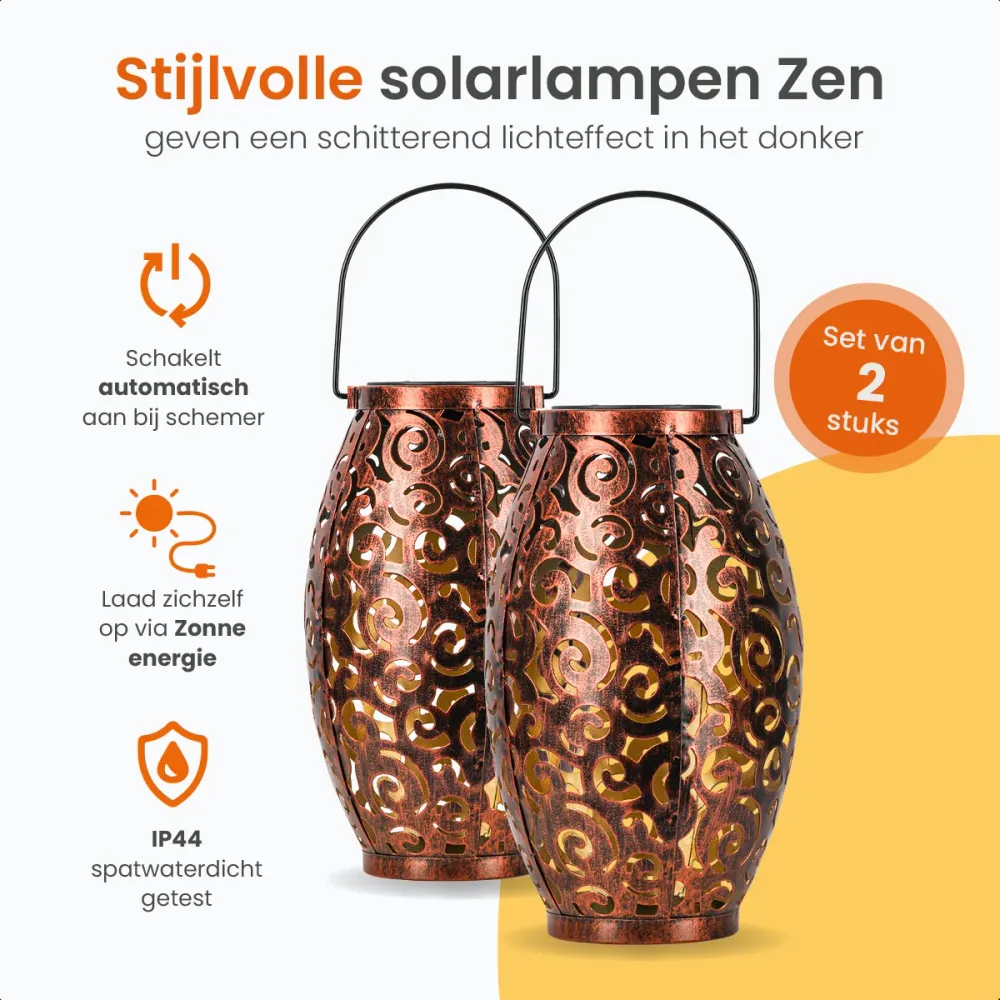 Goliving Solar Tafellamp Zen - 2 Stuks
