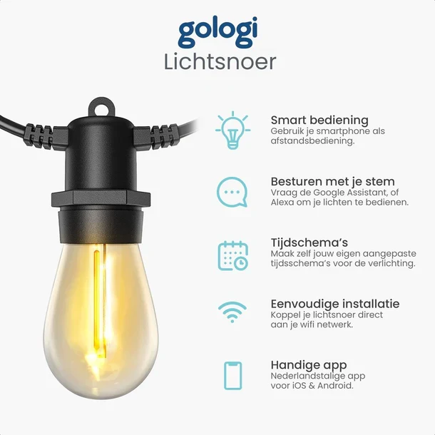 Gologi lichtnsoer 5 meter extensie