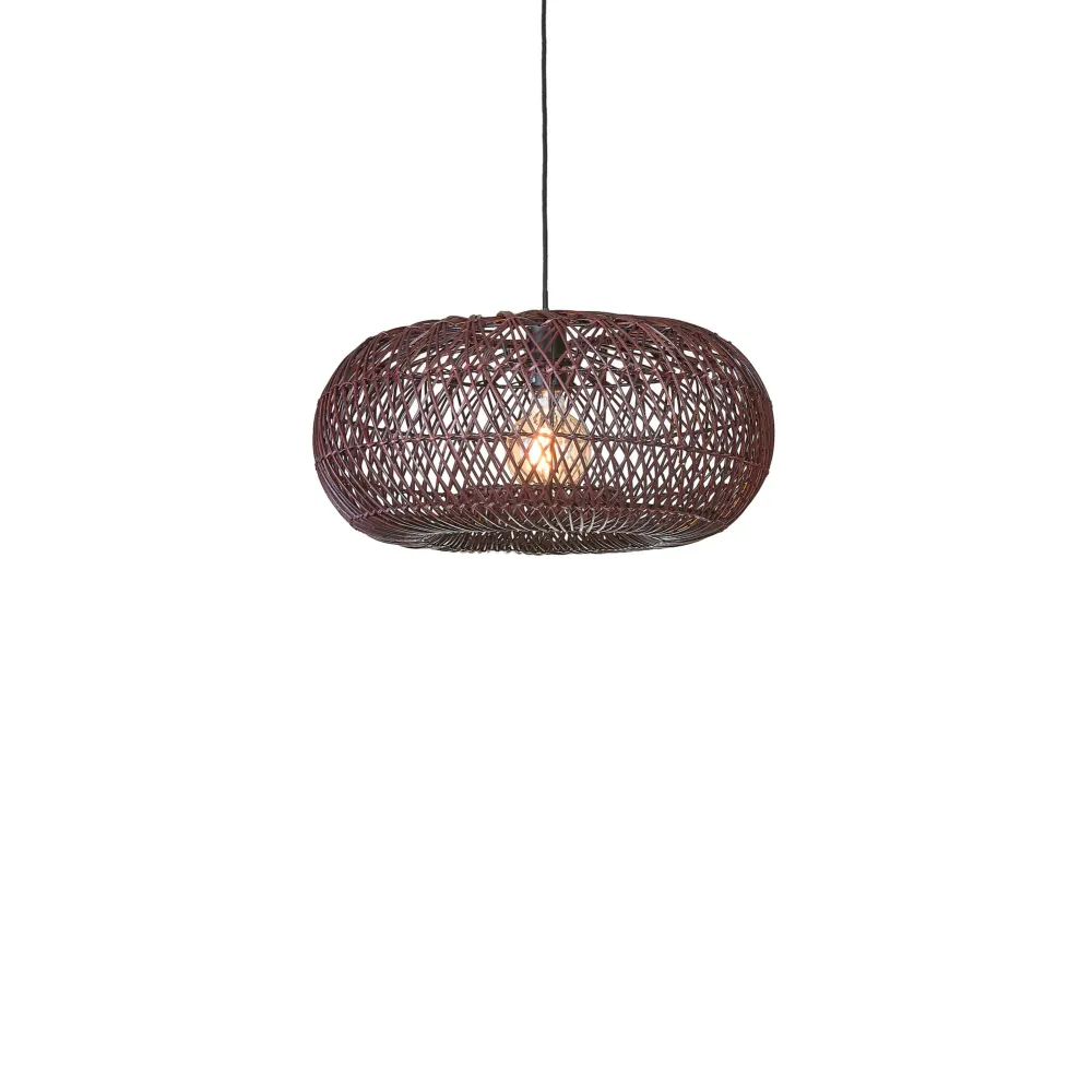 GOOD&MOJO hanglamp ARIZONA - rood - Ø50cm GOOD & MOJO