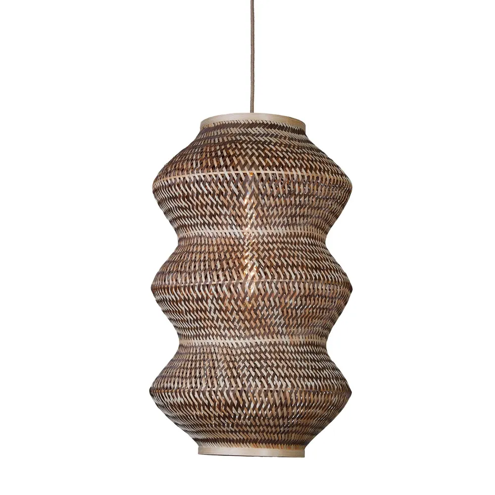 GOOD&MOJO hanglamp BARBADOS - bruin - Ø40cm GOOD & MOJO