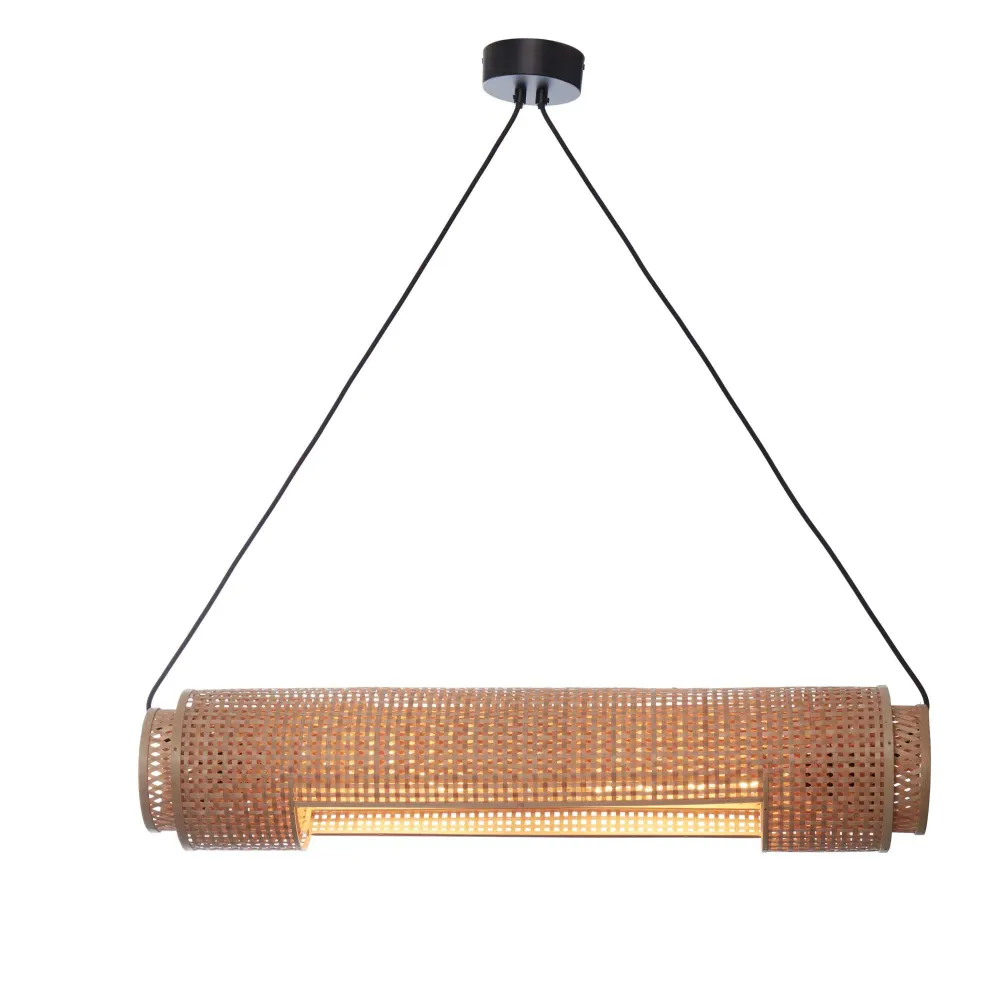 GOOD&MOJO hanglamp Bhutan - bruin - Ø18cm GOOD & MOJO