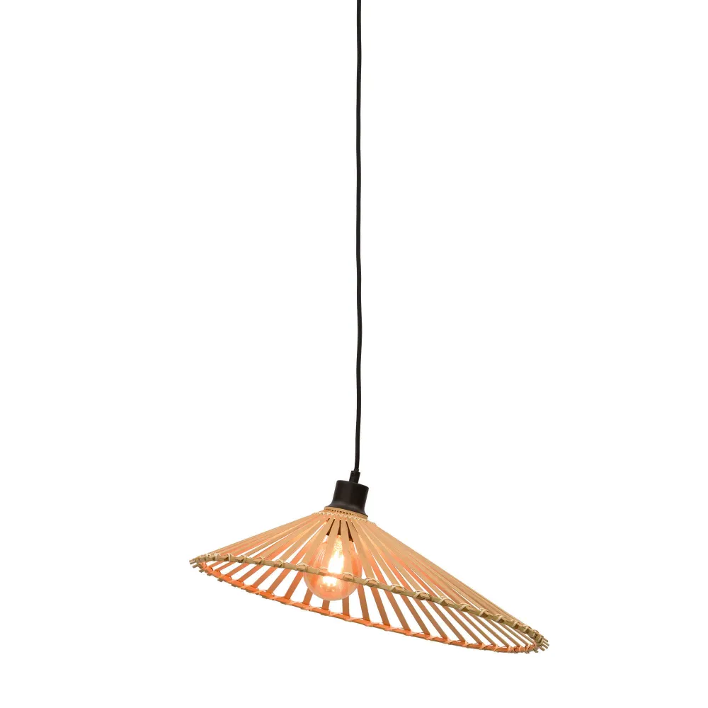 GOOD&MOJO hanglamp Bromo - bruin - Ø50cm GOOD & MOJO
