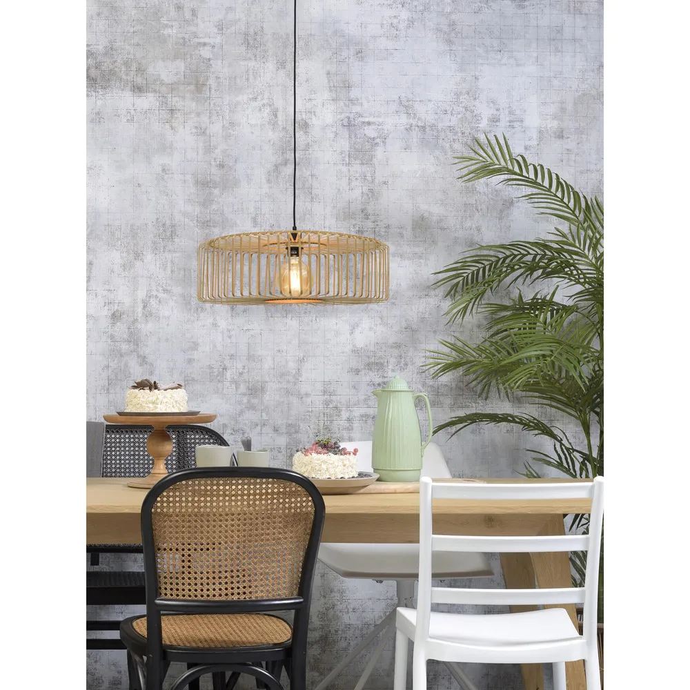 GOOD&MOJO hanglamp Bromo - bruin - Ø60cm GOOD & MOJO