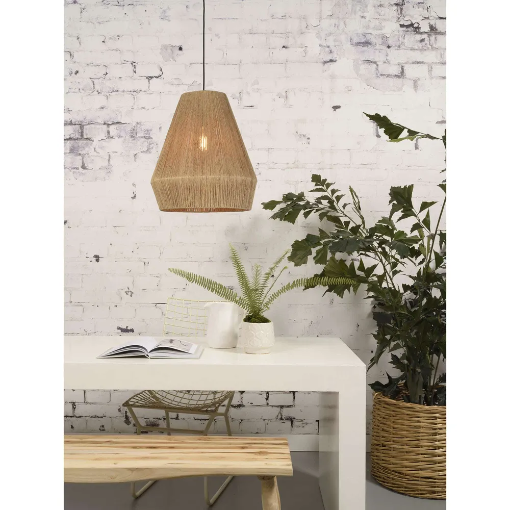 GOOD&MOJO hanglamp Iguazu - bruin - Ø40cm GOOD & MOJO