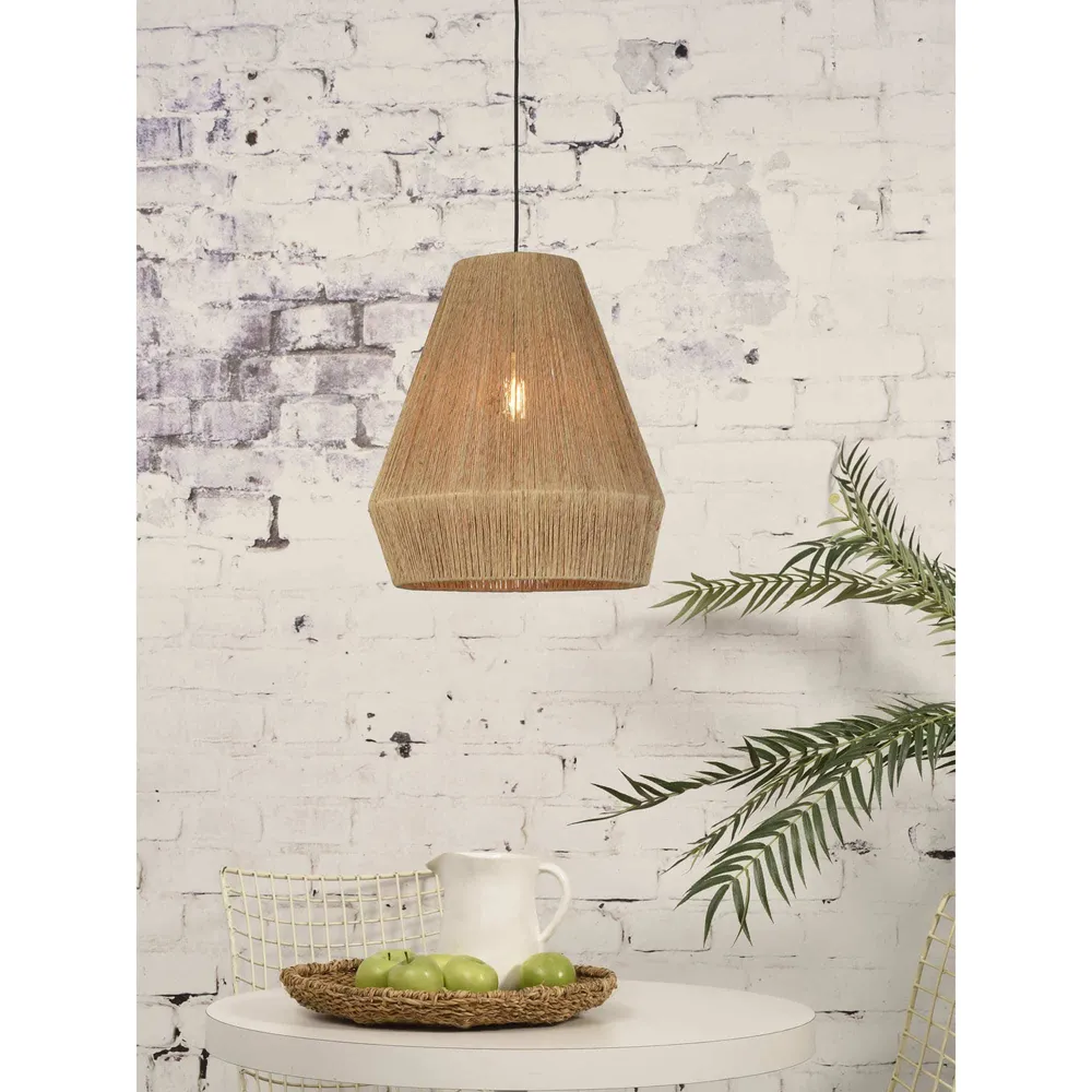 GOOD&MOJO hanglamp Iguazu - bruin - Ø40cm GOOD & MOJO