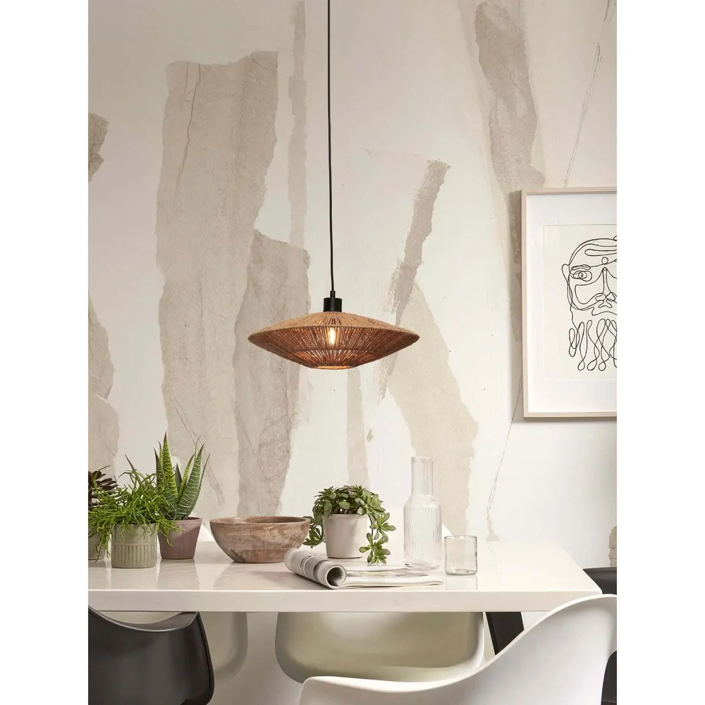 GOOD&MOJO hanglamp Iguazu - bruin - Ø55cm GOOD & MOJO