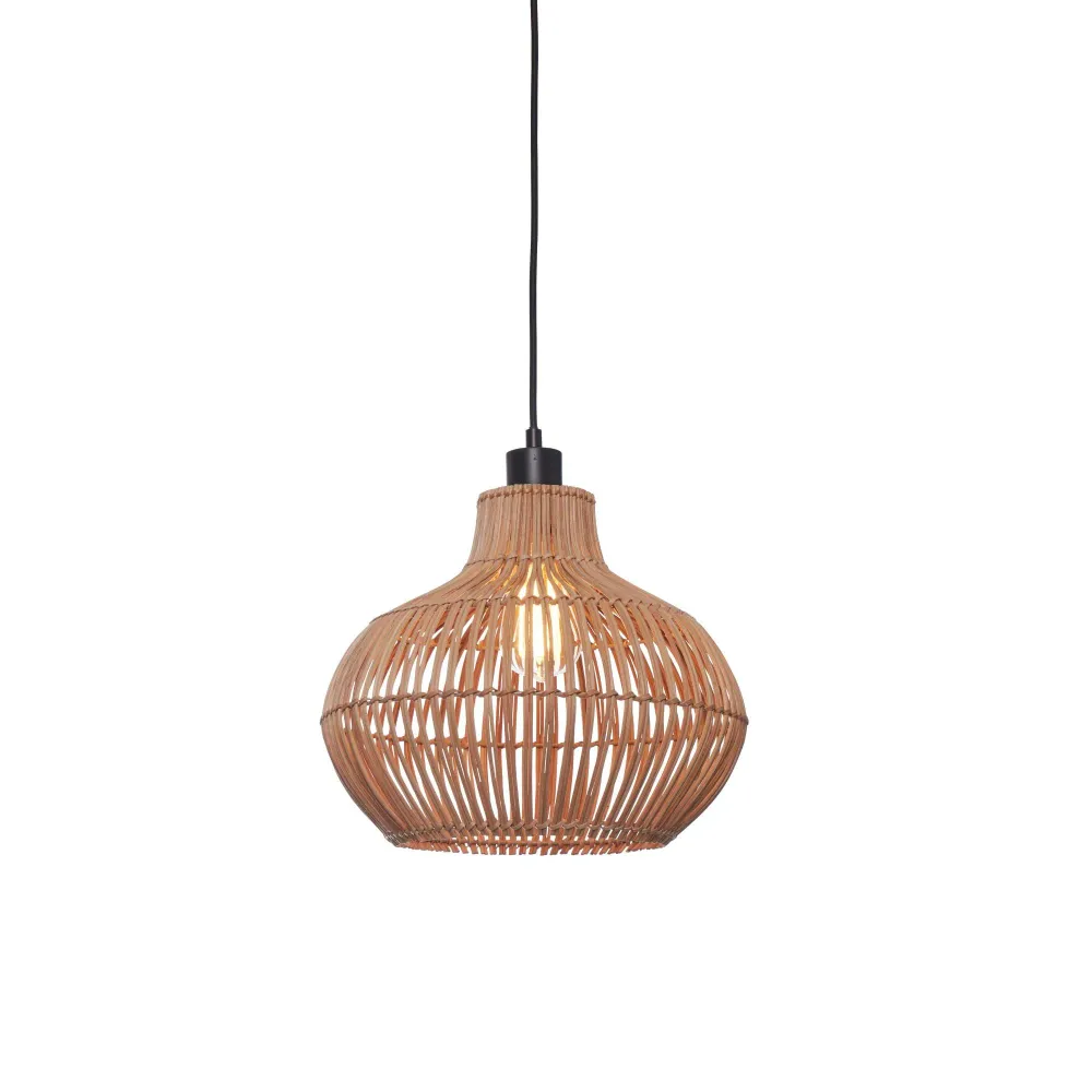 GOOD&MOJO hanglamp Kalahari - bruin - Ø42cm GOOD & MOJO