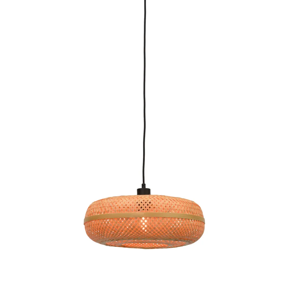 GOOD&MOJO hanglamp Palawan - bruin - Ø40cm GOOD & MOJO