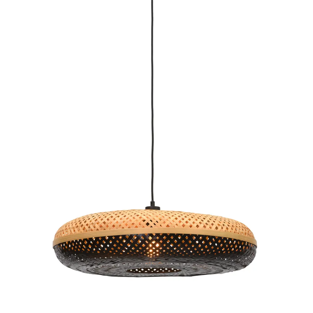 GOOD&MOJO hanglamp Palawan - bruin - Ø60cm GOOD & MOJO