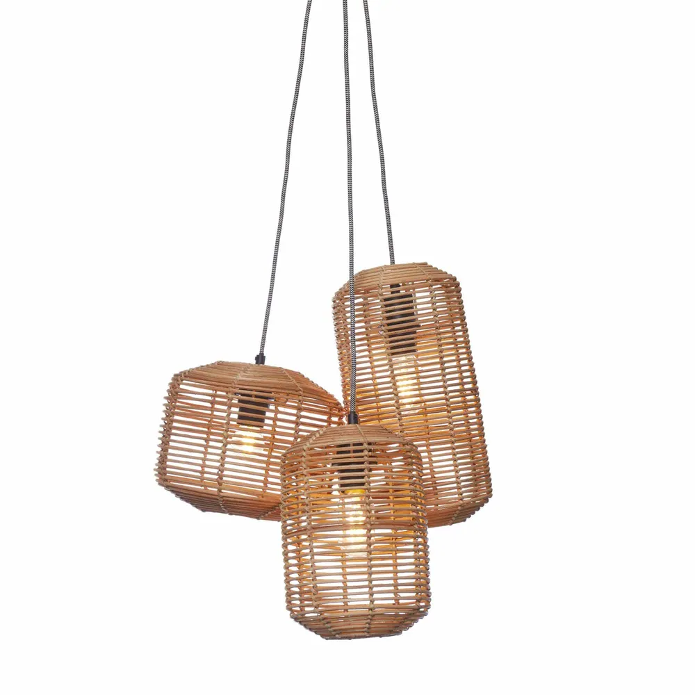 GOOD&MOJO hanglamp Tanami - bruin - Ø18cm GOOD & MOJO