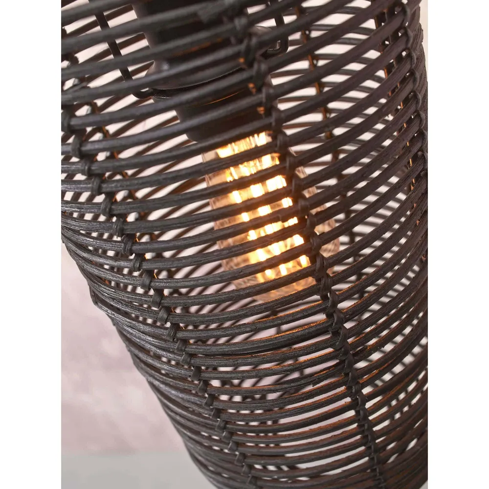 GOOD&MOJO hanglamp Tanami - zwart - Ø18cm GOOD & MOJO