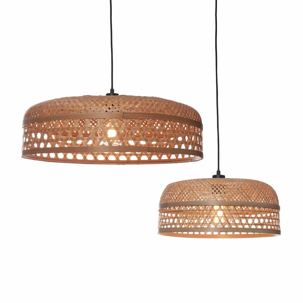 GOOD&MOJO hanglamp Ubud - bruin - Ø40cm GOOD & MOJO